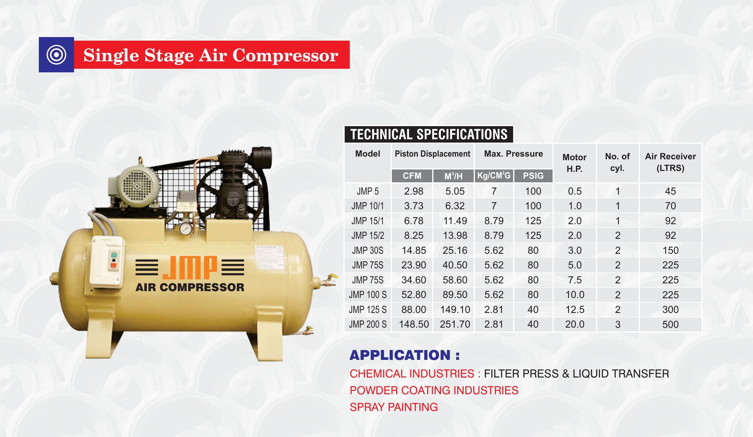 Single Stage Air Compressor